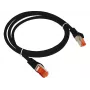 AVIZIO KKS6CZA1.0 tīkla kabelis Melns 1 m Cat6 F/UTP (FTP)