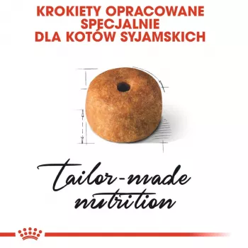 Sausā kaķu barība Royal Canin Siamese 2 kg — Pieaugušiem, Putnu gaļa, Olbaltumvielas 38%, Tauki 16%