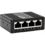 Industriālais 5 portu gigabitu slēdzis Exsys EX-62021 ar USB-C strāvas ieeju, nepārvaldāms