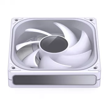 120mm PWM ARGB korpusa ventilators Jonsbo ZB-120 balts, modelis ZB-120W