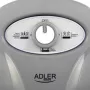 Kāju masieris Adler AD 2167 ar rullējošo un vibrējošo masāžu, siltumu, regulējamu intensitāti, 80 W, pelēki balts