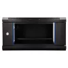 EXTRALINK LITE 4U 530X400 PIENĀRĒJAMS RACKMONTĀŽAS SKAPIS MELNS AR PLAUKTU