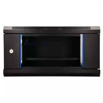 EXTRALINK LITE 4U 530X400 PIENĀRĒJAMS RACKMONTĀŽAS SKAPIS MELNS AR PLAUKTU