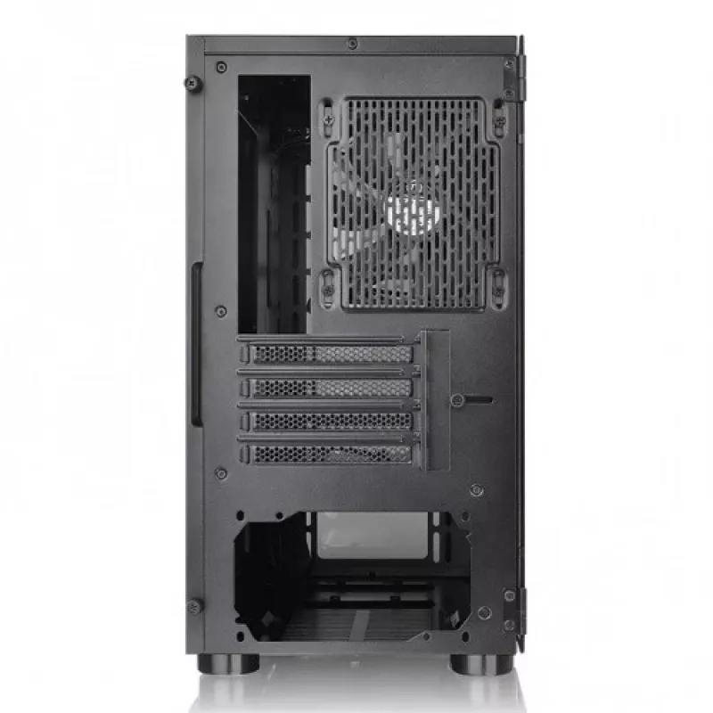 PC korpuss Thermaltake V150 TG Micro Tower melns