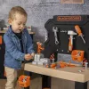 Bērnu rotaļu darbagalds SMOBY Melns & Decker Model 2025 ar instrumentiem un piederumiem