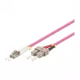 GoodConnections komutācijas kabelis LWL Duplex OM4 (daudzmodu, 50/125) LC/SC, LSZH, maināma polaritāte, 2 m
