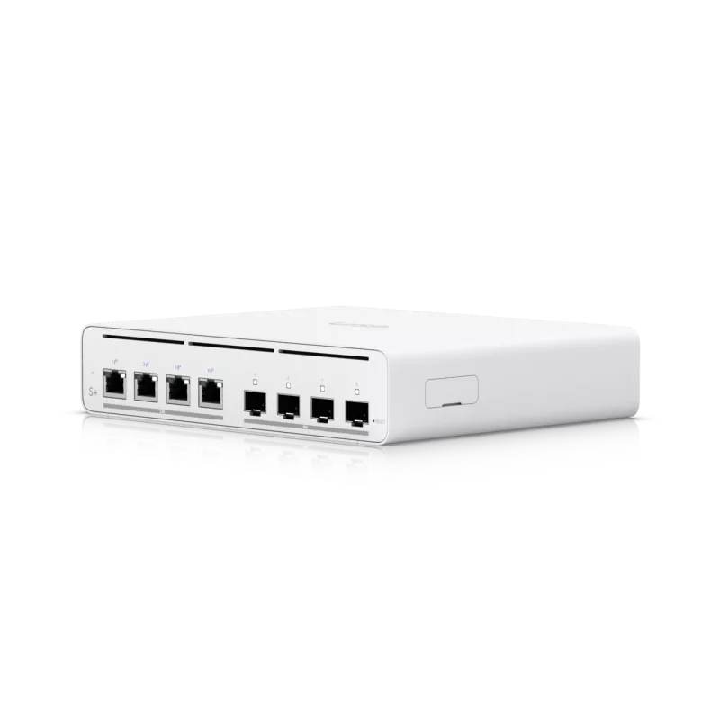 UniFi UISP Switch Plus - slēdzis - pārvaldāms - 4 x 2.5GBase-T + 4 x 10Gb Ethernet S