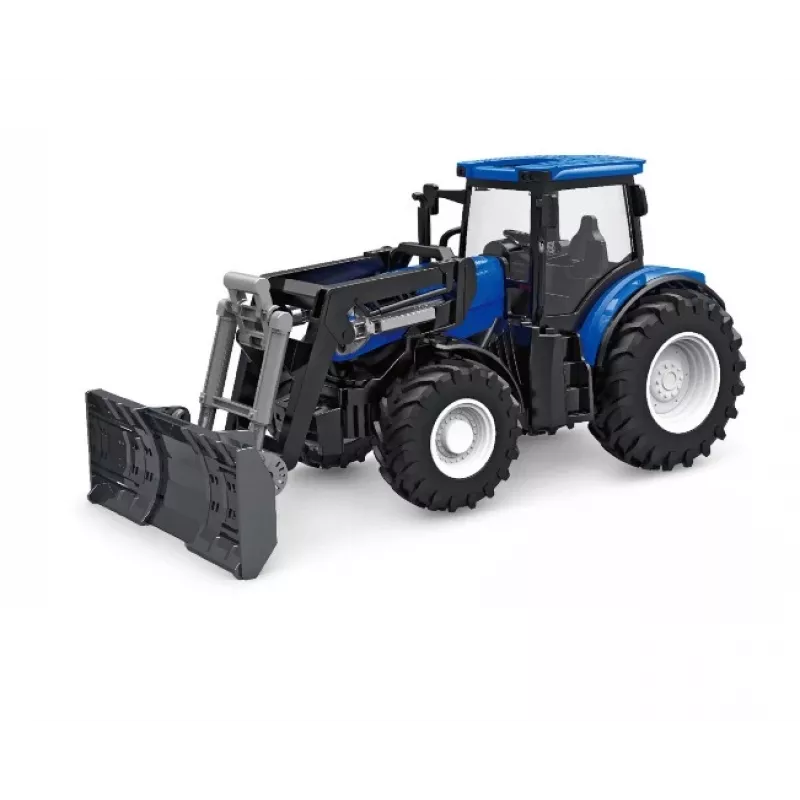 Amewi rotaļlietu traktors ar sniega šķūrēju, elektriskais dzinējs 1:24