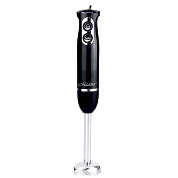 Gatavošanas blenderis Maestro MR-511 — 500 W, 2 ātrumi, impulsa režīms, turbo, noņemama 900 ml bļoda, nerūsējošā tērauda asmens, melns