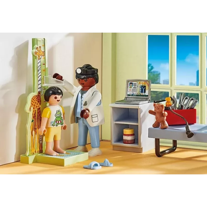 Figūru komplekts Action Heroes 71619 Pediatrs ar rotaļu lācīti