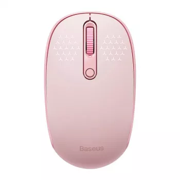 Bezvadu pele Baseus F01B Tri-mode 2.4G BT5.0 1600 DPI (rozā)