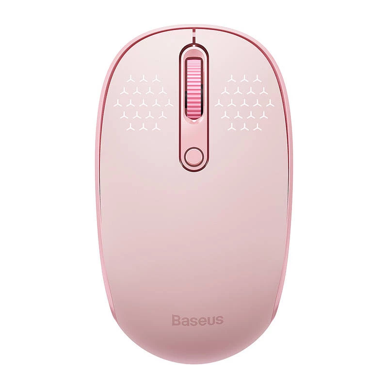 Bezvadu pele Baseus F01B Tri-mode 2.4G BT5.0 1600 DPI (rozā)