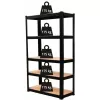 Topeshop Uzglabāšanas plaukts P9040 dārza instrumentu plaukts, brīvi stāvošs, cinkots tērauds, MDF