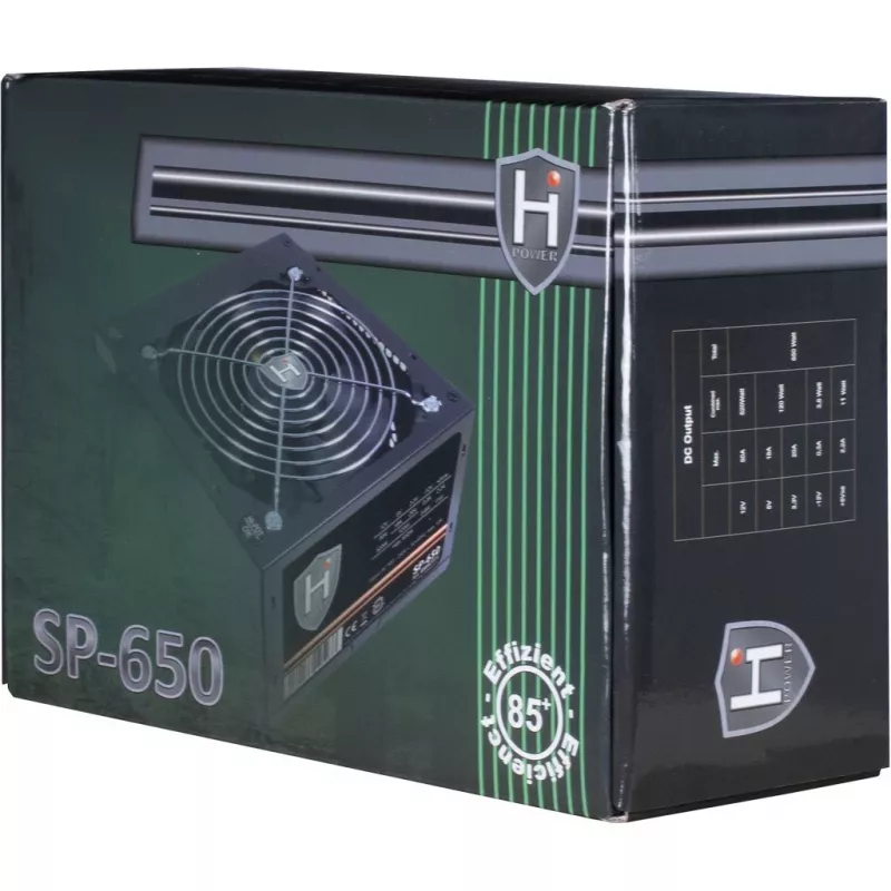 Barošanas bloks Inter-Tech HIPOWER SP-650 650 W