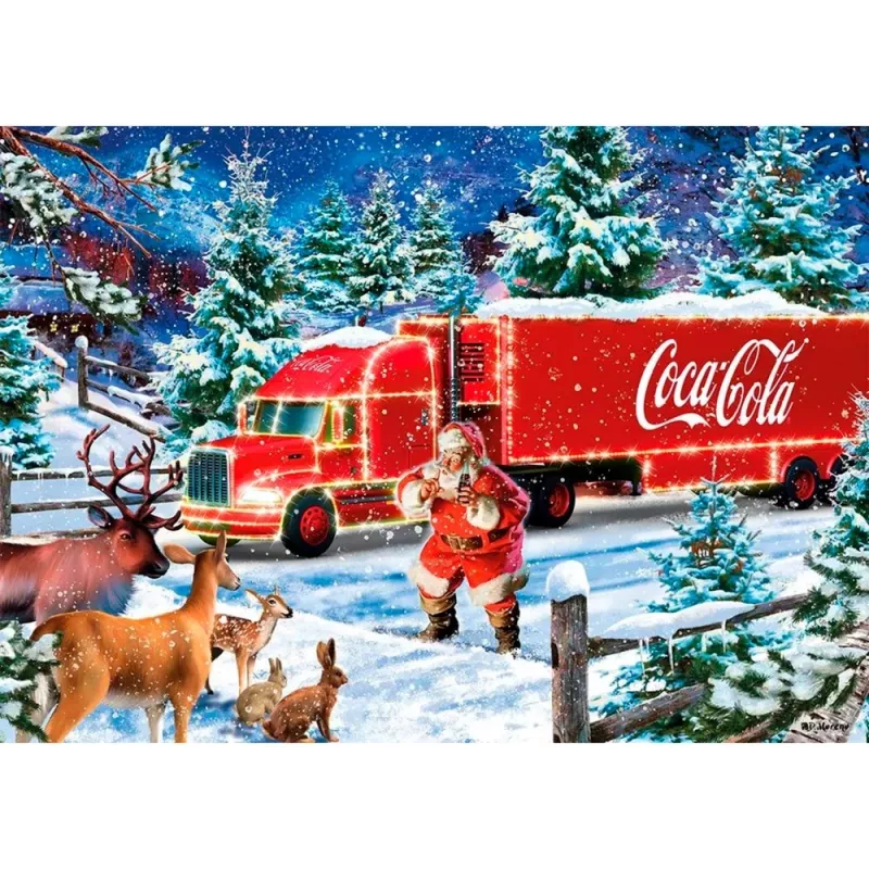 Puzzle Schmidt Spiele Coca Cola Christmas Truck 1000 pcs