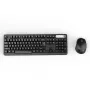 Inca IWS-549U Tastatūra ar peli iekļautu Biroja RF Bezvadu USB QWERTY Turku Melna
