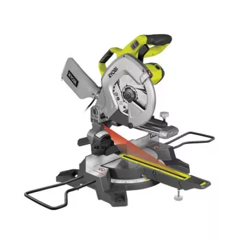 Leņķa zāģis 2000 W ar 254 mm lāzeri, 24 zobu asmeni RYOBI