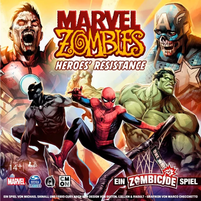 Galda spēle Asmodee Marvel Zombies Heroes' Resistance — kooperatīva miniatūru spēle Zombicide crossover