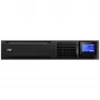 Rack UPS fsp/fortron CHAMP 3K RACK — 3000 VA, 2400 W, 110–300 V, ±1% batt. režīmā, 4 maiņstrāvas ligzdas, USB