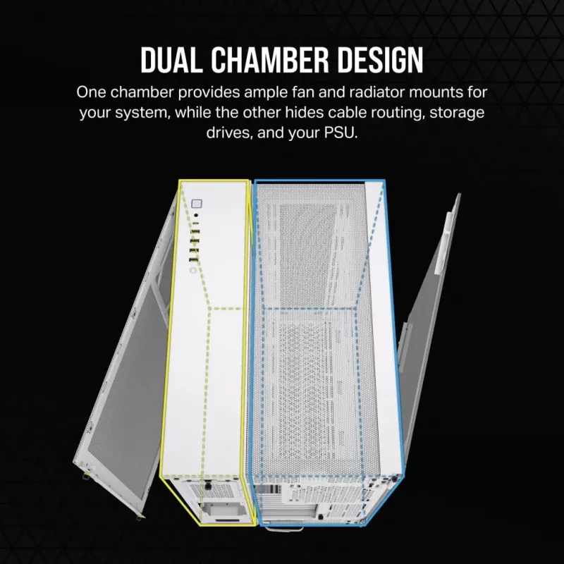 Corsair 6500D AIRFLOW Midi Tower balta
