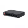 Dahua Technology PFS3006-4GT-60-V2 Gigabit Ethernet (10/100/1000) Power over Ethernet (PoE) Melns