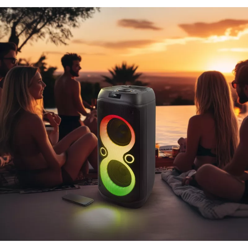 Muse M-1937 DJ portatīvā/ballīšu skaļrunis Melns 600 W