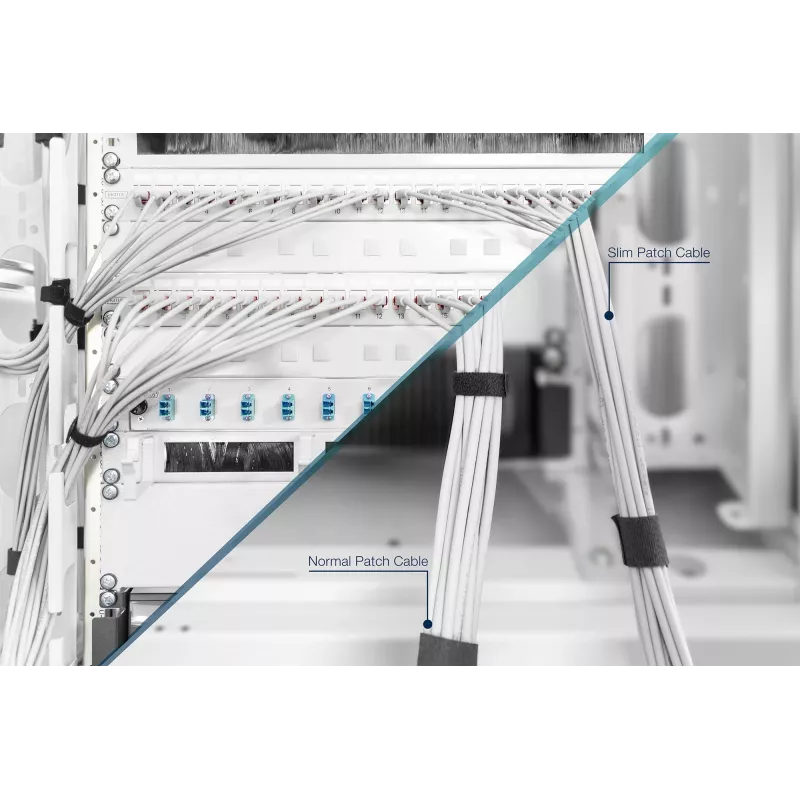 Tīkla kabelis Digitus CAT 6 U/FTP plāns ielāpu vads RJ-45 Cat6 2m pelēks