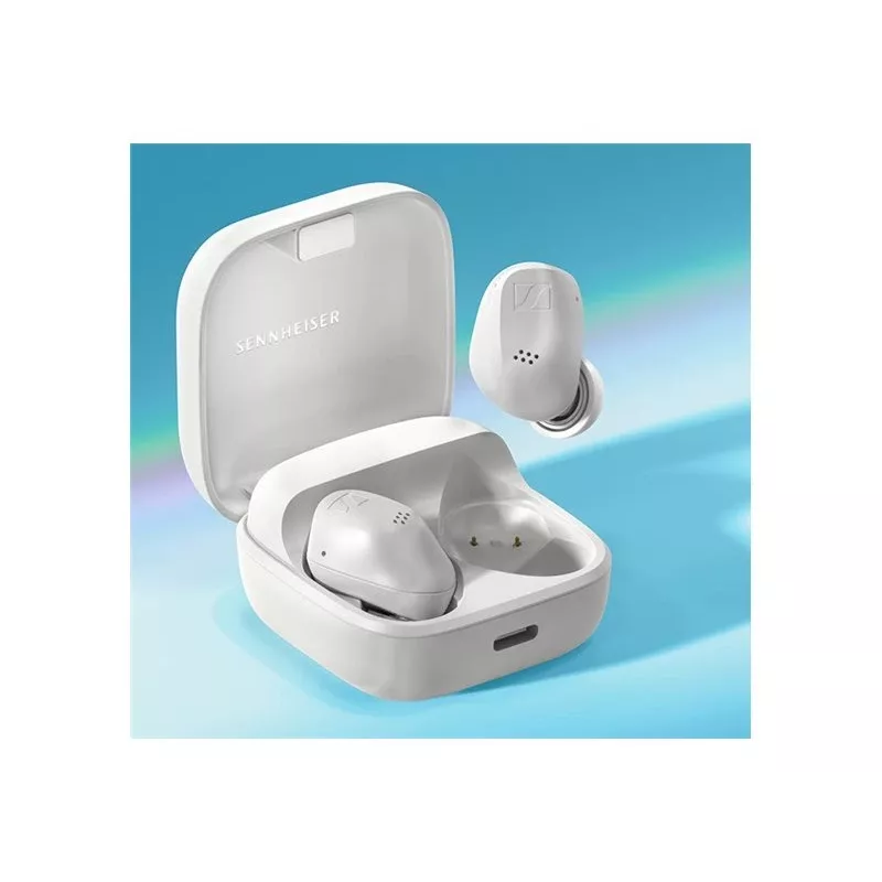 Sennheiser austiņas | Accentum | Bluetooth | Ievietojamās | Mikrofons | Trokšņu slāpēšana | Bezvadu | Balta