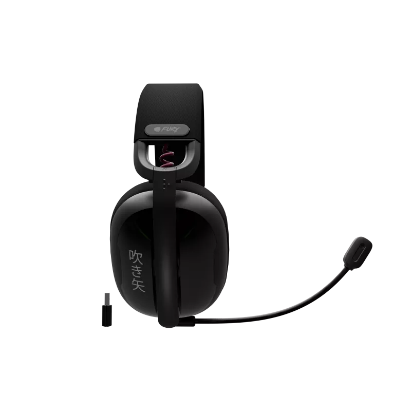 Genesis Gaming Austiņas | Fury Fukiya F6 | Bluetooth | Pāri Ausīm | Mikrofons | Bezvadu | Melns