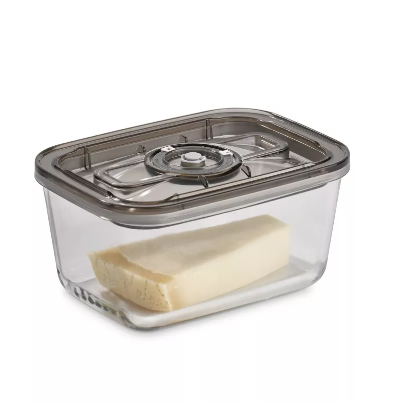 Caso | Stikla vakuuma trauks ar plastmasas vāku | VacuBoxx Eco L | Caurspīdīgs