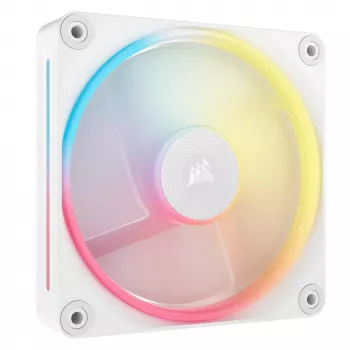 CORSAIR iCUE LINK LX120-R RGB 120mm ARGB Reverse Blade Case Fan - balta