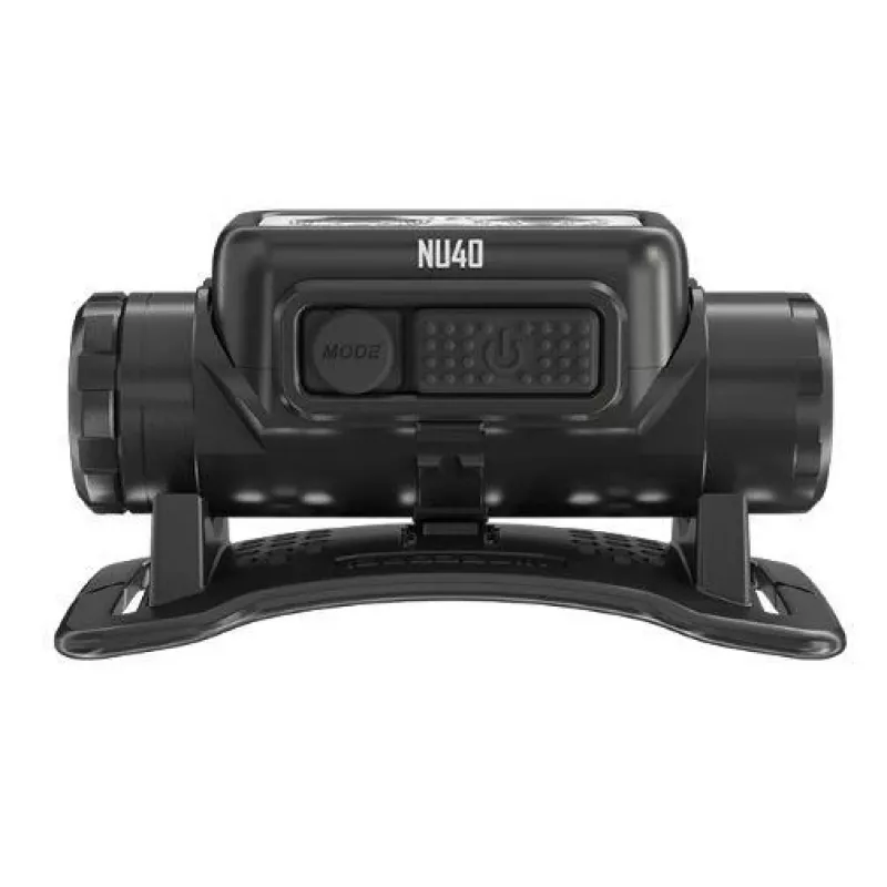 Galvas lukturis Nitecore NU40 melns LED 2 lampas IP68