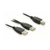 DELOCK Kabelis USB 2.0 B -> USB-A barošana + barošana/dati