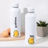 Metāla ūdens pudele Paladone Gudetama — izolēta nerūsējošā tērauda pudele ar rakstura dizainu