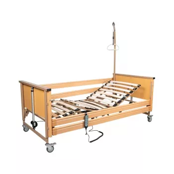 Rehabilitācijas gulta MDH CAREBED MODEL SMART ar regulējamu augstumu 39–80 cm, tērauda rāmis, maksimālā lietotāja svara ietilpība 135 kg, atzveltnes leņķis 0–70°, kāju daļas leņķis 0–35°