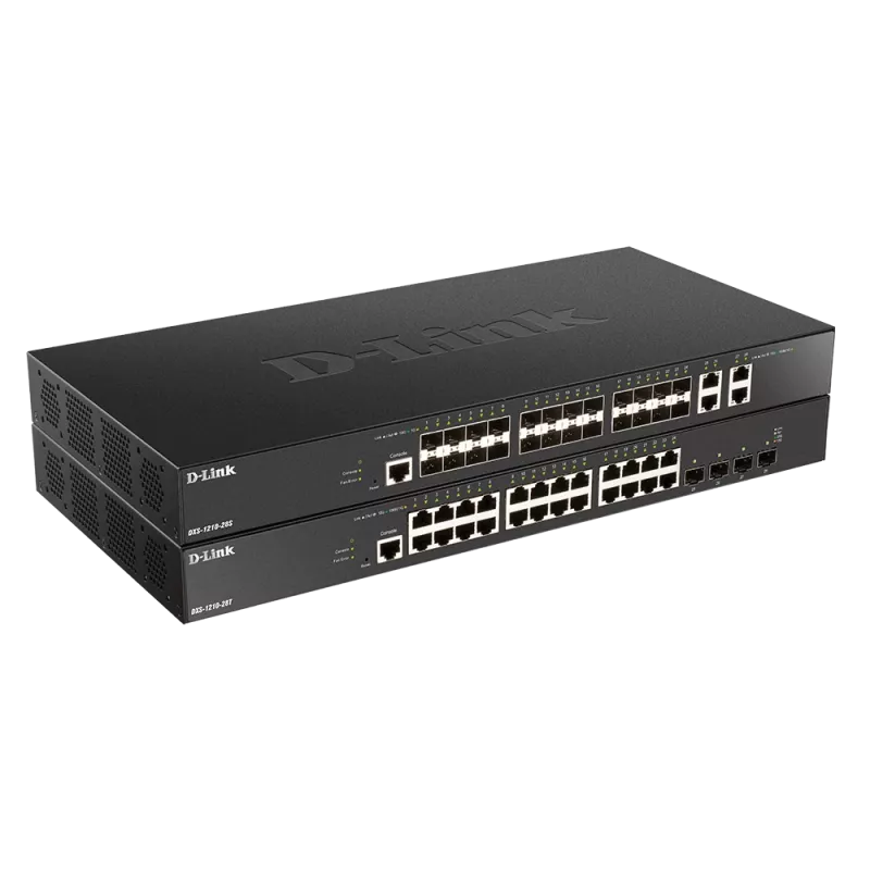 D-Link 24-portu 10G SFP+, 4-portu 10GBASE-T viedais pārvaldāmais slēdzis