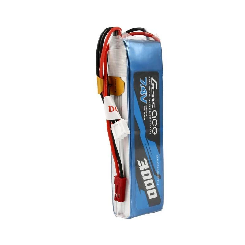Akumulators Gens Ace 3000mAh 7.4V 1C 2S1P LiPo