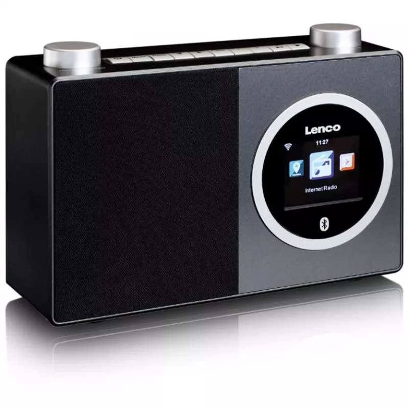 Lenco DIR-70 - Tīkla audio atskaņotājs - 3 W (kopā) - Melns (DIR-70BK)