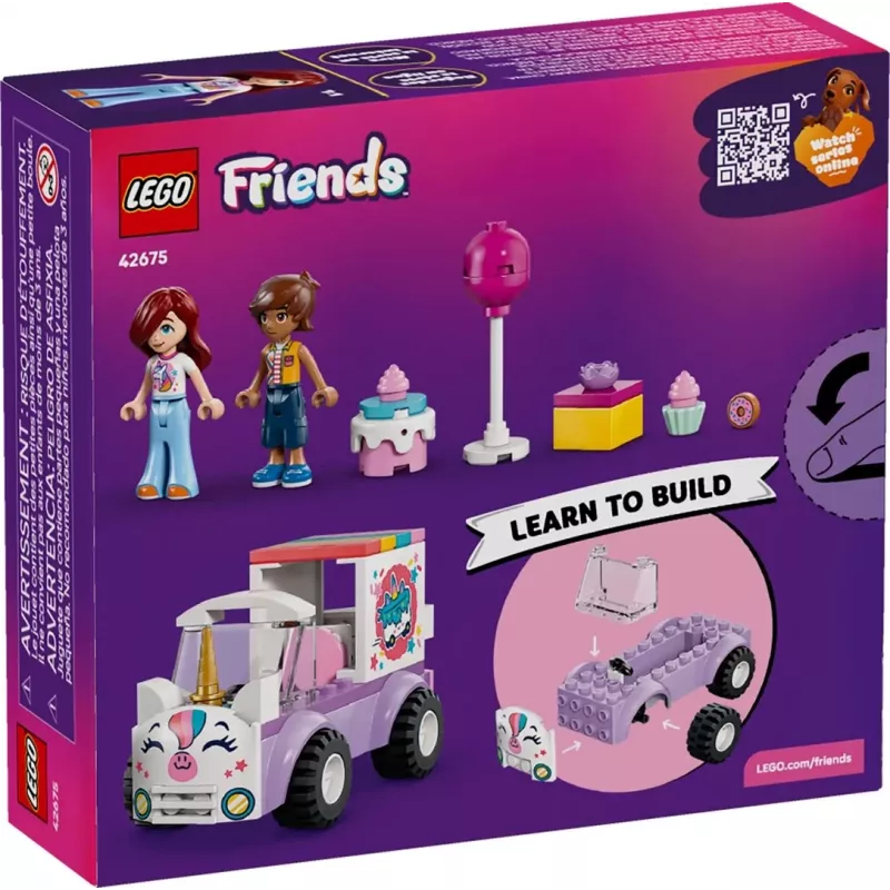 LEGO FRIENDS 42675 Vienradža kūkas piegādes auto