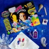 Zinātnes komplekts Liscianigiochi Crazy Science Slime in the dark 304-PL89239 — tumsā spīdošo gļotu eksperimentu komplekts