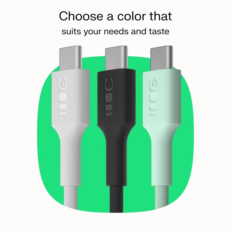 Kabelis USB-C-USB-C PowerStream 100W pīts 1,2m balts