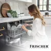 Trauku mazgājamās mašīnas sāls FRISCHER FR00101_1200, 1,2 kg, ūdens mīkstināšanas sāls plastmasas burkā