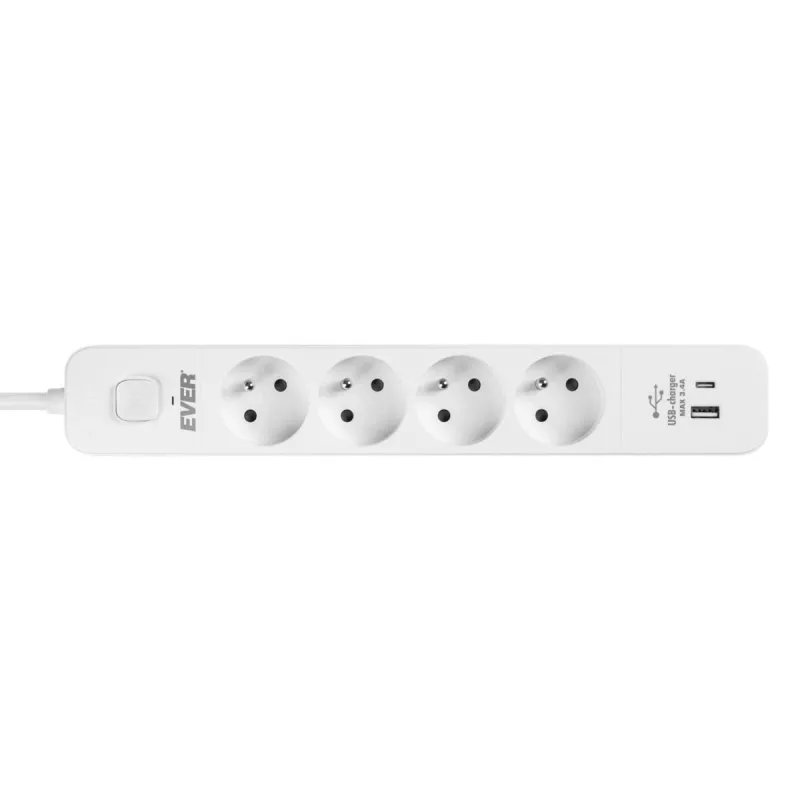 Pārsprieguma aizsardzības sadalītājs PROTECT 4PL 1A1C USB T/LZ12-PRO015/1000