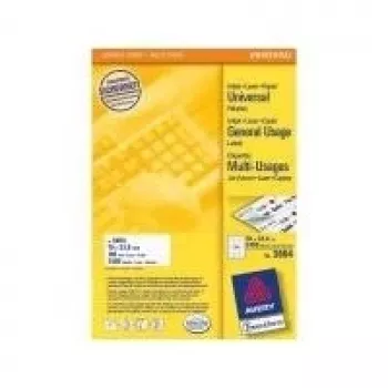 Pašlīmējošas etiķetes Avery Universal 70x33.8mm 2400 gab.