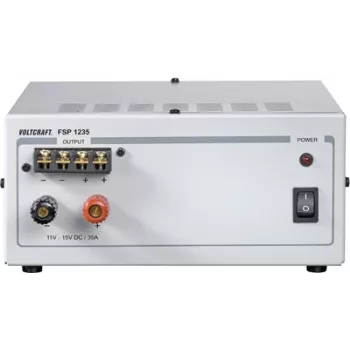 Galda laboratorijas barošanas avots Voltcraft FSP 1235 — regulējams 11–15 V līdzstrāva, 35 A
