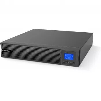 UPS statīvam Powerwalker Vfi 1000 LICR IOT PF1 tiešsaistes 1000VA 8X Iec C13 USB-B RS-232 LCD 2U
