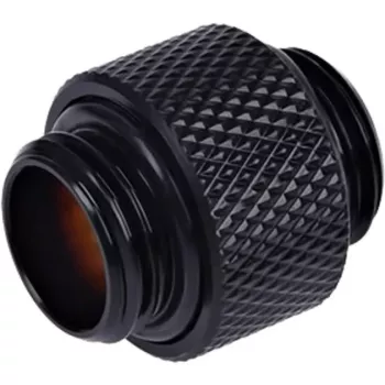 Alphacool HF dubultā nipeļa savienotājelements G1/4 AG uz G1/4 AG 10 mm - dziļi melns (17215)