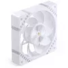 120mm korpusa ventilators Jonsbo HF2-120 balta — reversais lāpstiņu profils, PWM, ARGB