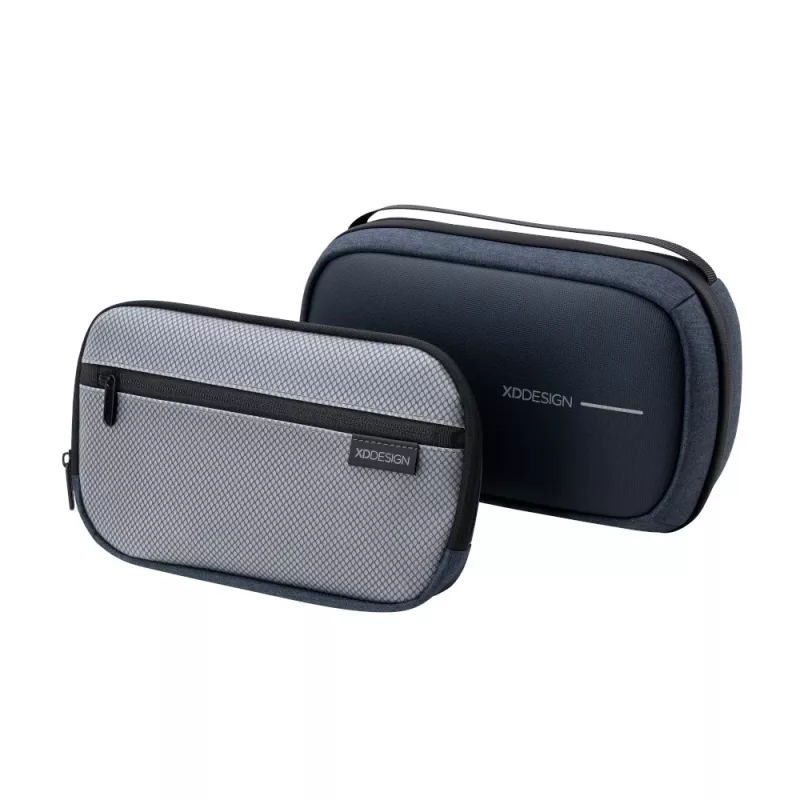 Tualetes piederumu maciņš XDDESIGN First-Class All-in-One Travel Organiser P706.3425, tumši sarkans, rāvējslēdzējs, 380 g, 17×27,5 cm ārējā kaste