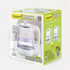 Elektriskā tējkanna Maestro MR 052 BL — 1,7 L, 2200 W, caurspīdīgi balta, 360° pamatne, slēpts sildelements